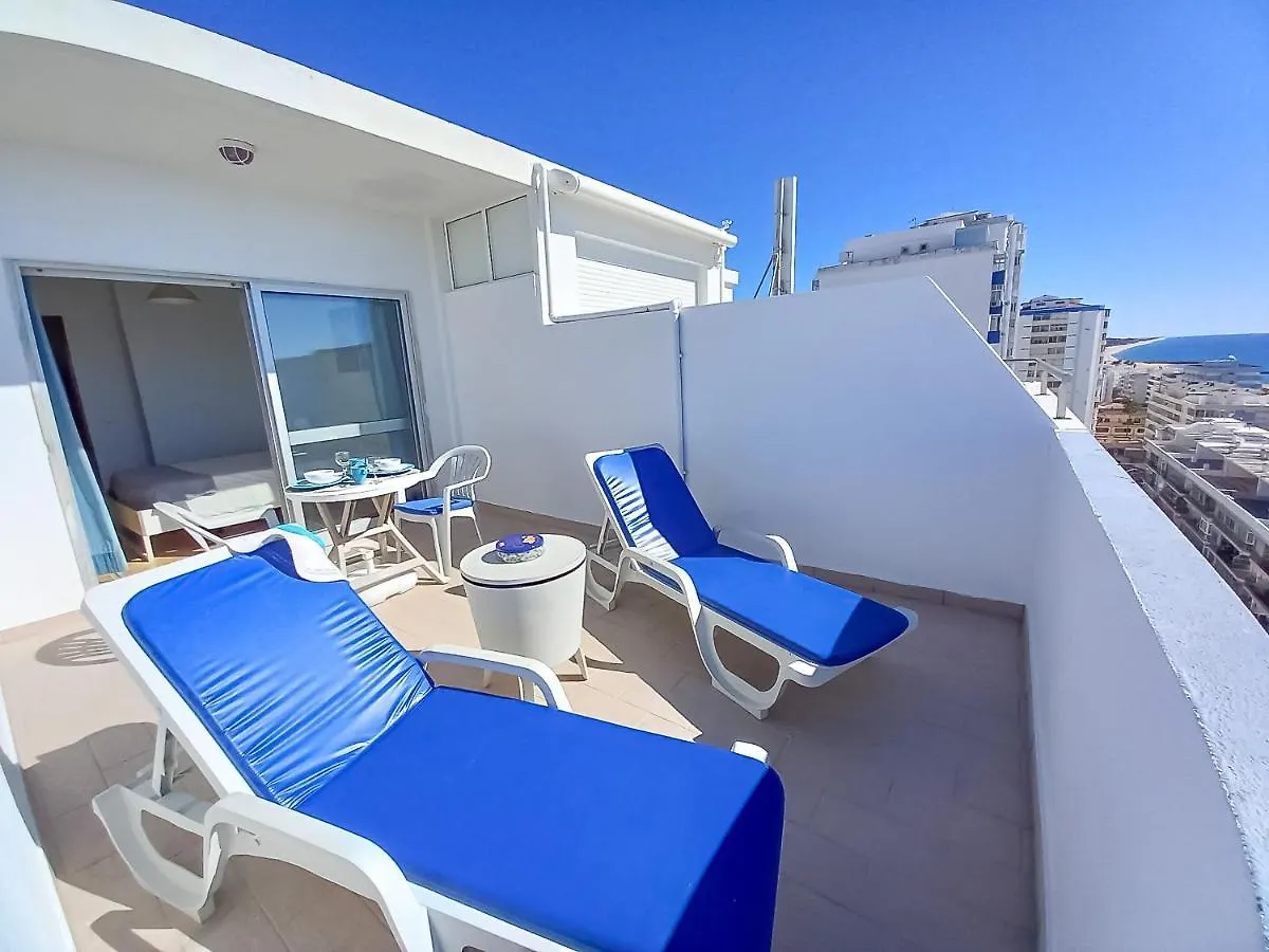 Mira Atlântico 13- Terraço Com Vista Mar e Cidade, Wifi, 80mt Praia Quarteira 0*,  Portugal